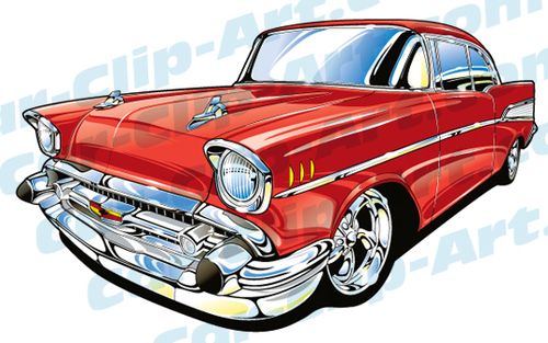 500x313 Chevy Vector Clip Art Car Show T Shirts Chevrolet