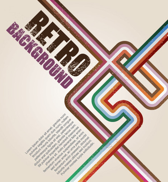 340x368 Retro Background Free Vector Download