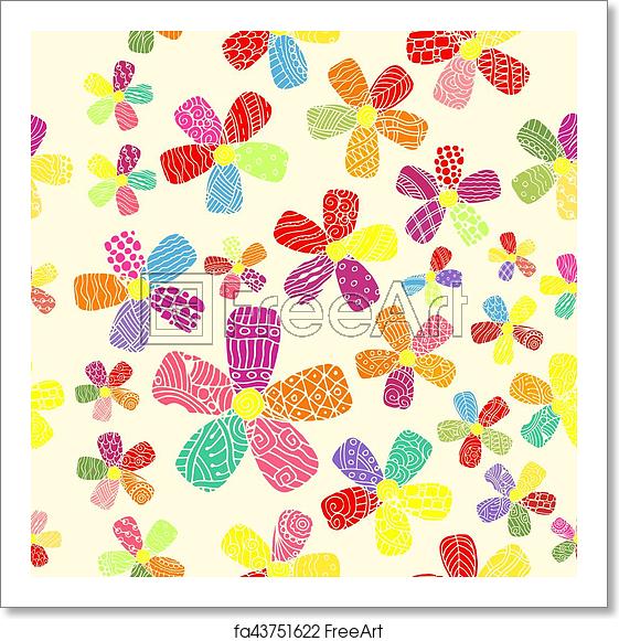 561x581 Free Art Print Of Vector Pattern Seamless Background Inspired