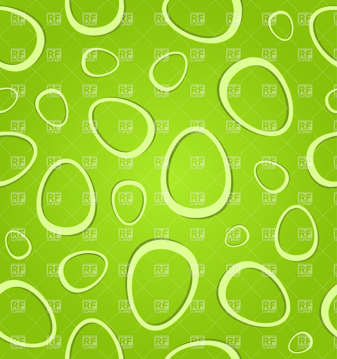 1127x1200 Abstract Seamless Green Background With Egg Shaped Forms