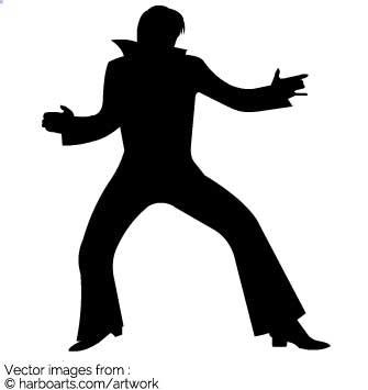 335x355 Download Elvis Silhouette