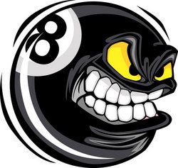 Cartoon Face On A Billiards Or Pool Eight Ball Vector Illustration 250x237 Cartoon Face On A Billiards Or Pool Eight Ball Vector Illustration