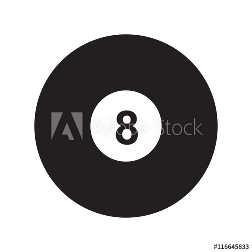 Flat Icon Ball Pool Isolated On White Background Billiard Ball 500x500 Flat Icon Ball Pool Isolated On White Background Billiard Ball