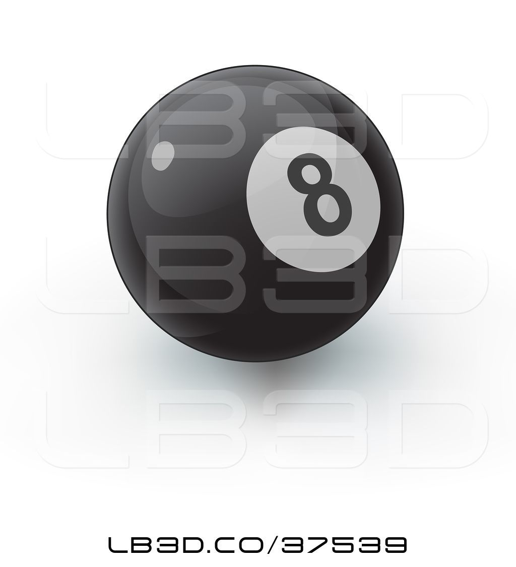 Vector Illustration Of Black Ball On A White Background 1024x1124 Vector Illustration Of Black Ball On A White Background