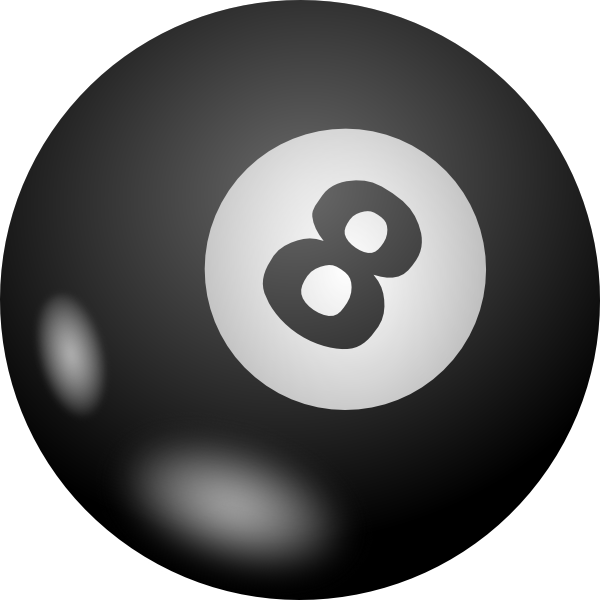 600x600 Eight Ball Clip Art