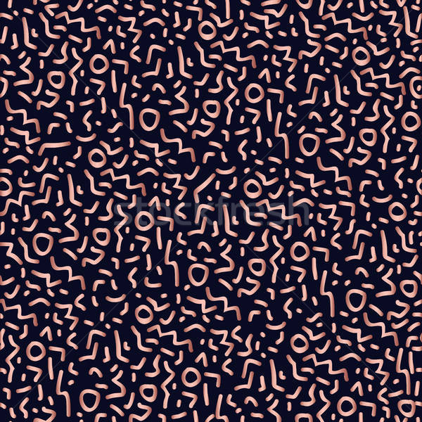 600x600 Copper Retro Seamless Pattern Background Vector Illustration