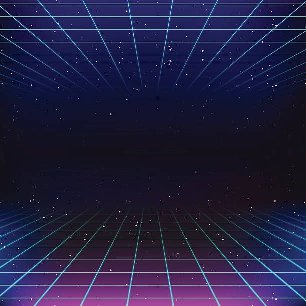 612x612 Retro Sci Fi Background