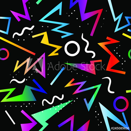 500x500 Pattern, Geometric Seamless Pattern,colorful,retro Pattern