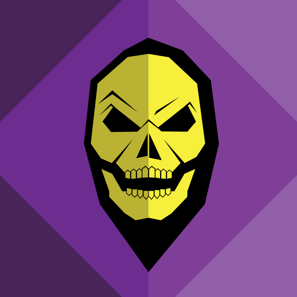 1000x1000 Flat Design Vector Art Villains Mark Furlong Design