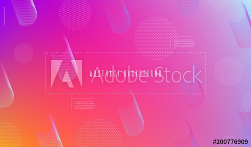 500x294 Blurred Gradient Banner With Abstract Flat Geometric Shapes