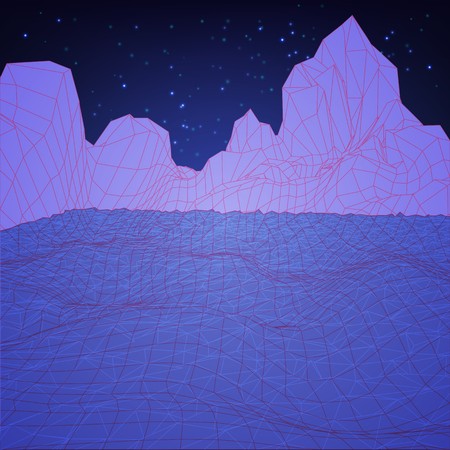 450x450 Low Poly Landscape Background In Style Arcades The Vector