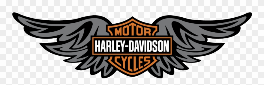 880x284 Harley Davidson Wings Logo Vector Decal Emblem Free