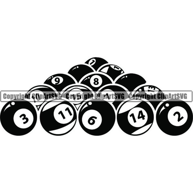794x794 Billiards Ball Rack Eight Nine Ball Sports Pool Game Etsy