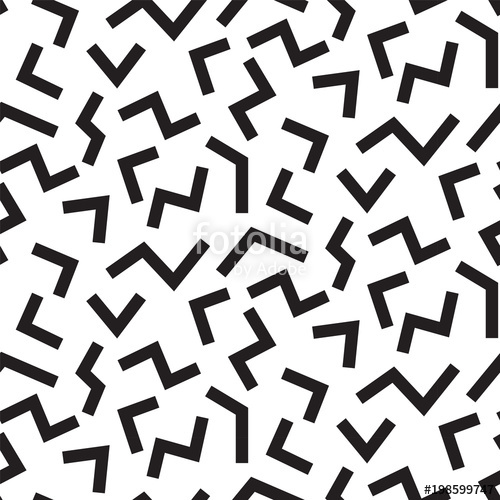 Edged Line Memphis Style Seamless Pattern Geometric Elements 500x500 Edged Line Memphis Style Seamless Pattern Geometric Elements