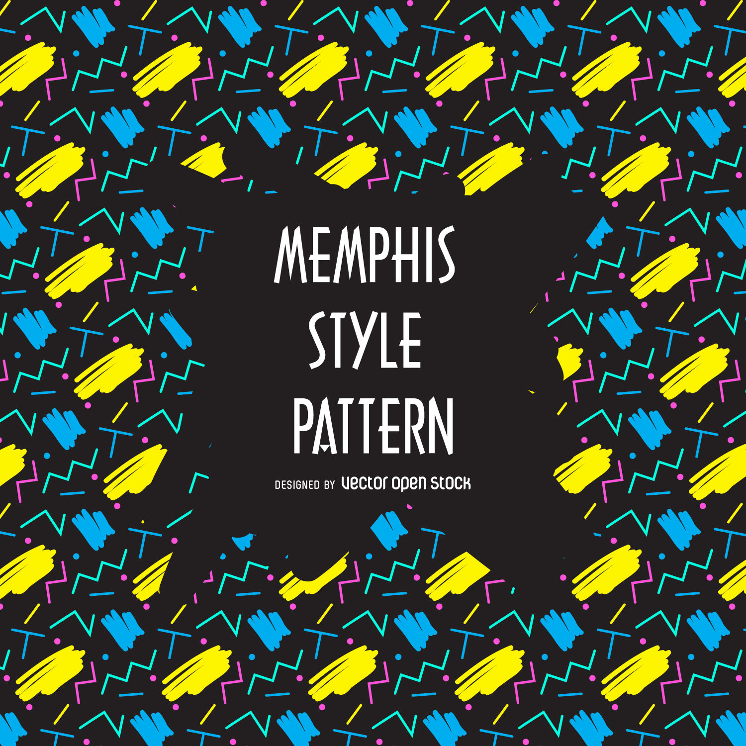 Memphis Pattern 1500x1500 Memphis Pattern