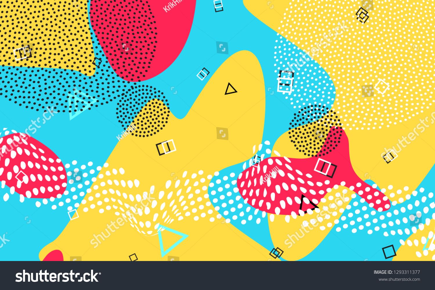 Abstract Dots Background Memphis Pattern Vector Illustration 1500x1000 Abstract Dots Background Memphis Pattern Vector Illustration