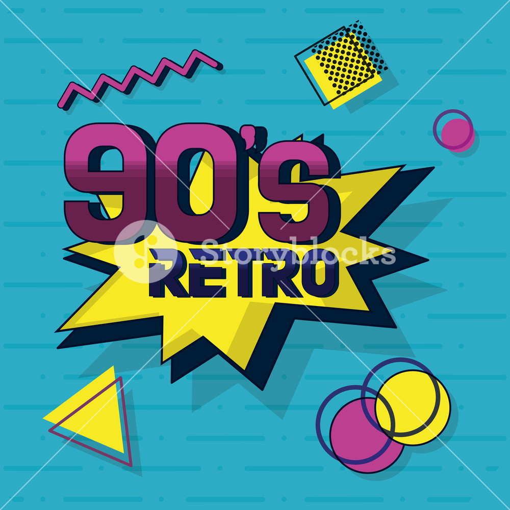 1000x1000 Retro Card Design With Elements And Shapes Vector Illustration