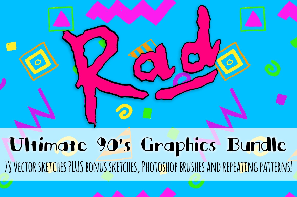 1160x772 Rad Vector Sketch + Pattern Bundle