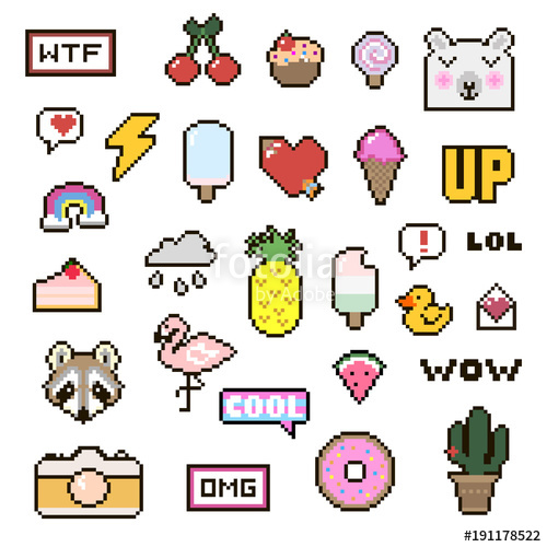 500x500 Vector Patch Set