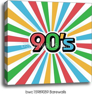 382x390 Vector Vintage Background, Canvas Print Barewalls Posters