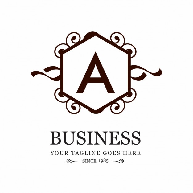 626x626 Ornamental Logo For Business With The Letter A Vector Free Download