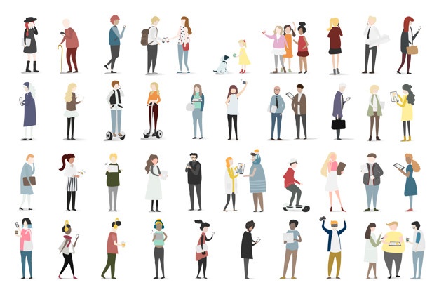 626x416 Human Vectors, Free In Format