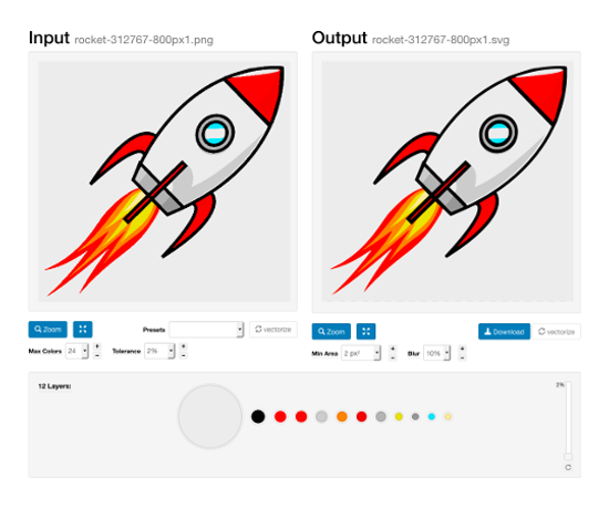550x460 Online Image Vectorizer