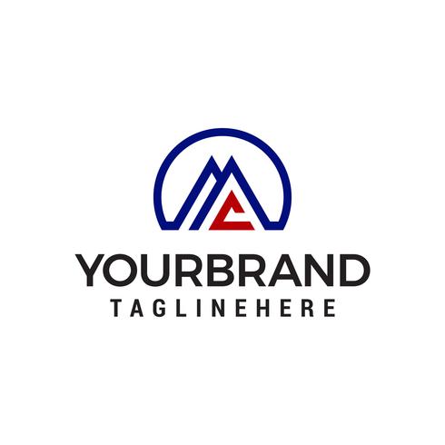 490x490 Letter Aa Logo Design Concept Template Vector