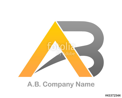Ab Logo Vector