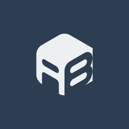 450x450 Ab Logo Vector Graphic Business Branding Letter Element