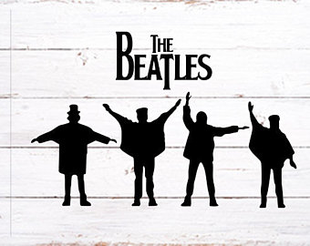 340x270 Beatles Silhouette Etsy