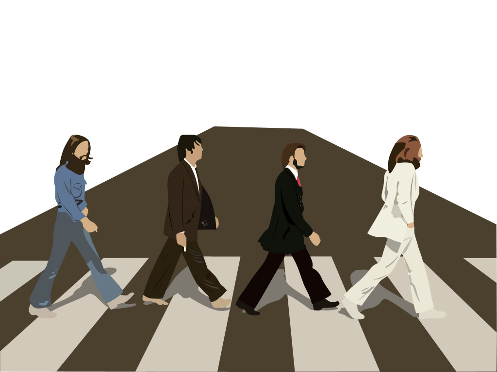 Abbey Road Silhouette Vector at Vectorified.com | Collection of Abbey ...