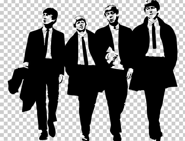 728x554 The Beatles Abbey Road Silhouette Png, Clipart, Beatles, Black