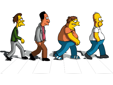 480x360 Simpsons Abbey Road