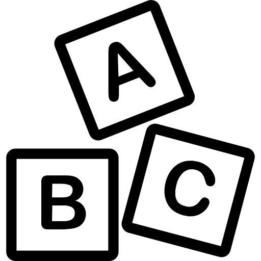 512x512 Abc Block Free Vector Icons Designed