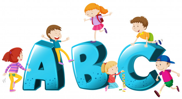 Children Playing On Font Abc Vector Premium Download 626x340 Children Playing On Font Abc Vector Premium Download