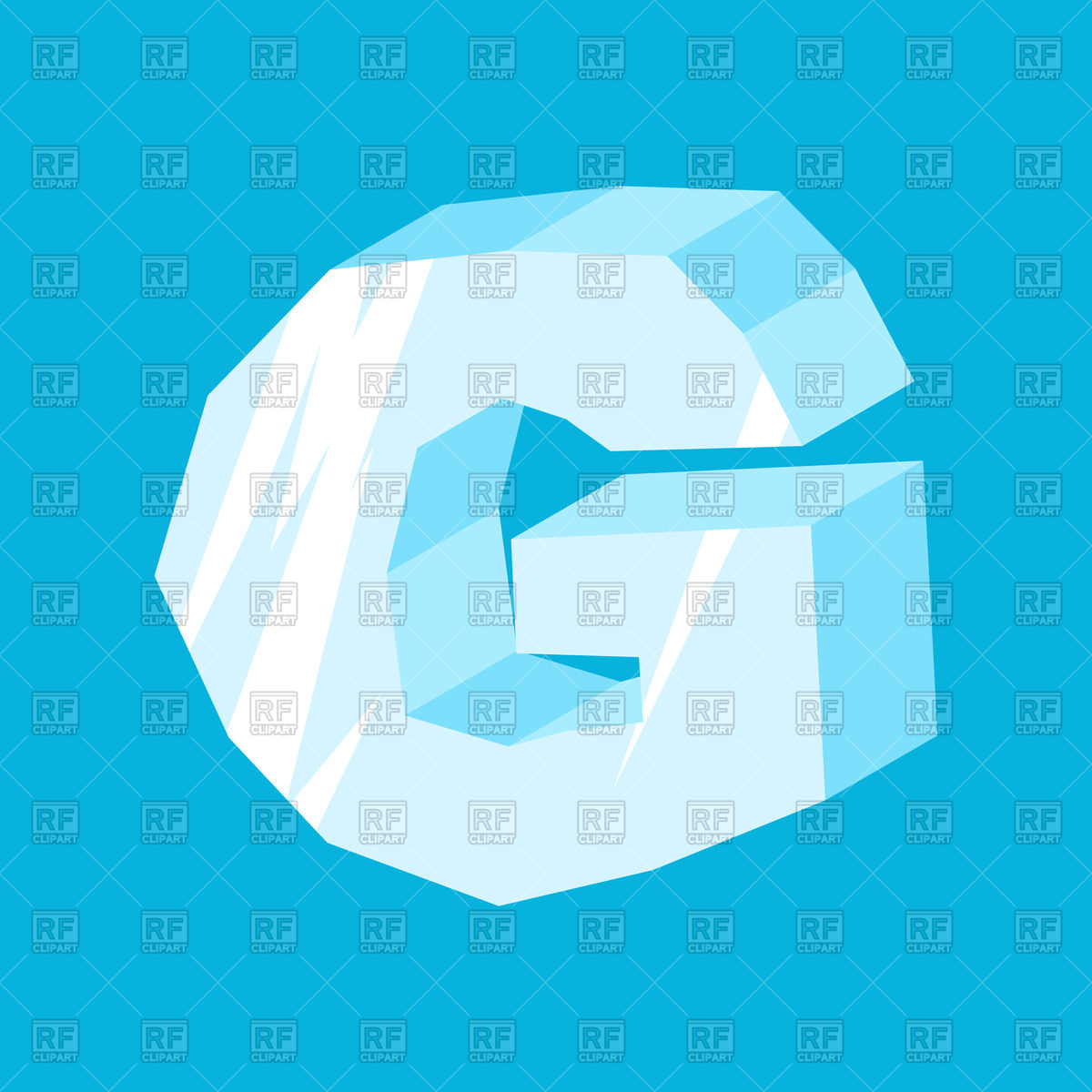 Icy Letter G 1200x1200 Icy Letter G
