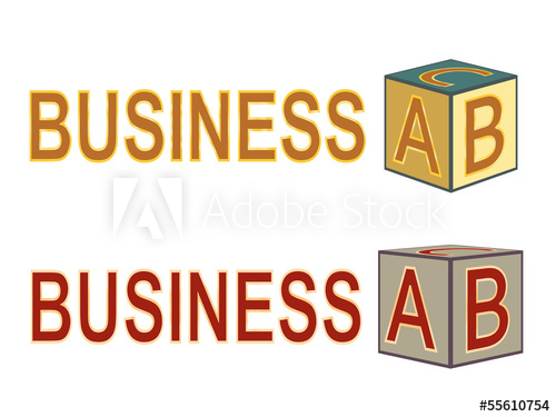 Business Abc Vector Illustration 500x375 Business Abc Vector Illustration