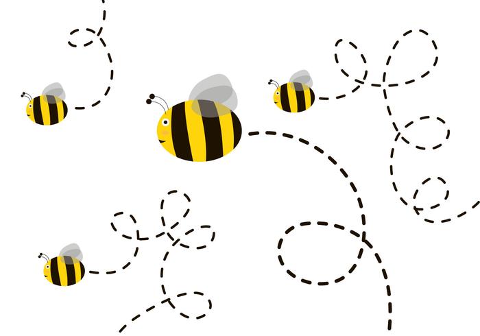 700x490 Vector Lindo De La Abeja Linda