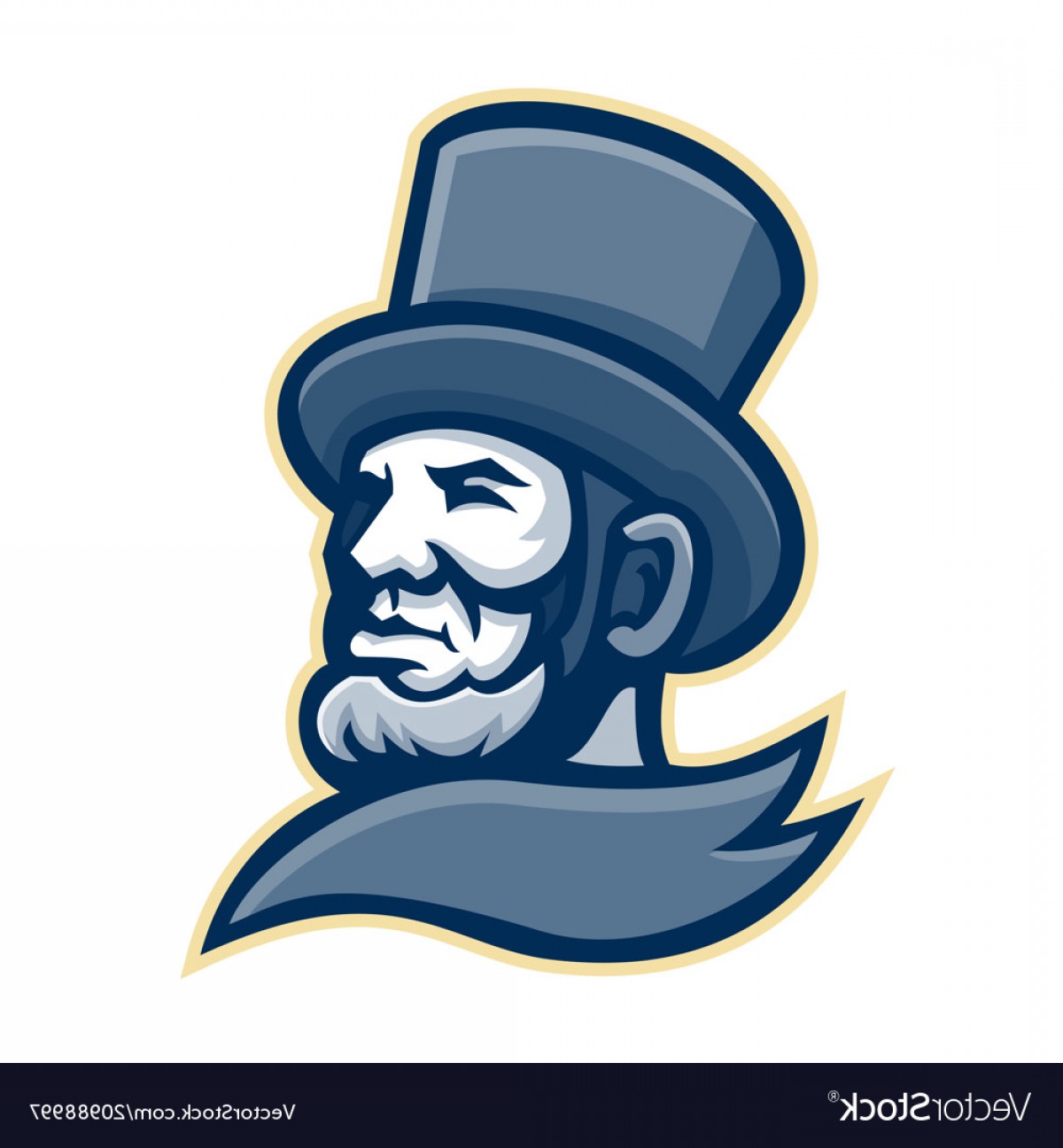 1200x1296 Abraham Lincoln Head Mascot Vector Cqrecords