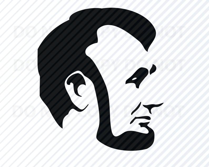 794x635 Abraham Lincoln President Vector Images Silhouette Etsy
