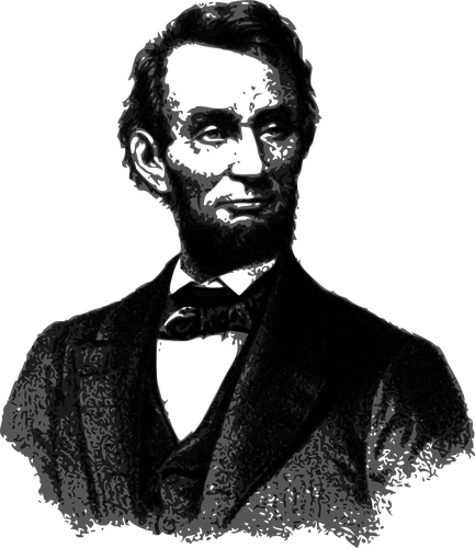 433x500 Vector Portrait Of Abraham Lincoln