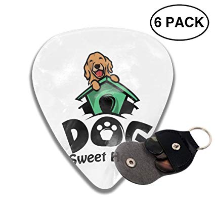 425x425 Dog Pets Logo Vector Printed Rockpeak Guitar Pick