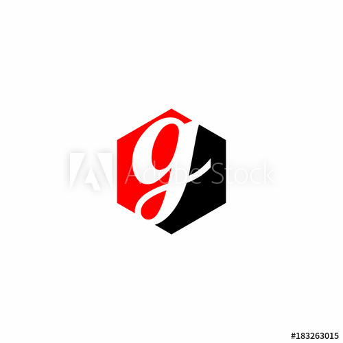 500x500 Red And Black Abs Letter Initial Logo Vector