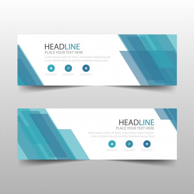 Blue Abstract Banner Template Design Vector Free Download 626x626 Blue Abstract Banner Template Design Vector Free Download