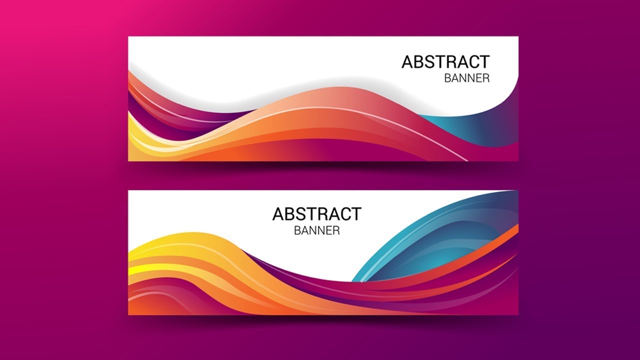 banner design illustrator free download