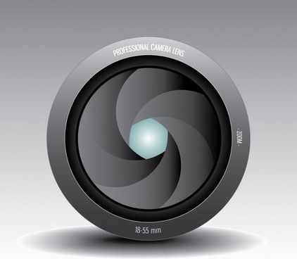 422x368 Camera Lens Vector Free Vector Download