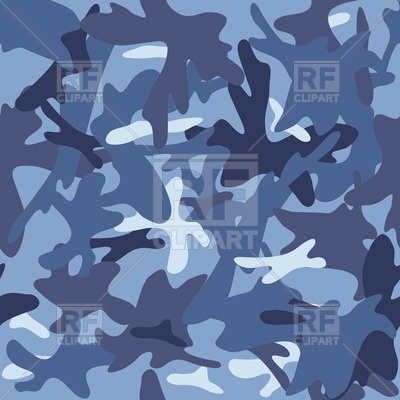 400x400 Blue Seamless Marine Camouflage Vector Image Of Backgrounds