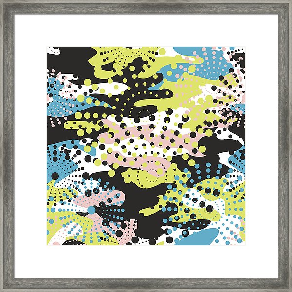 600x600 Camouflage And Halftone Pattern Background Seamless, Mask Clothing