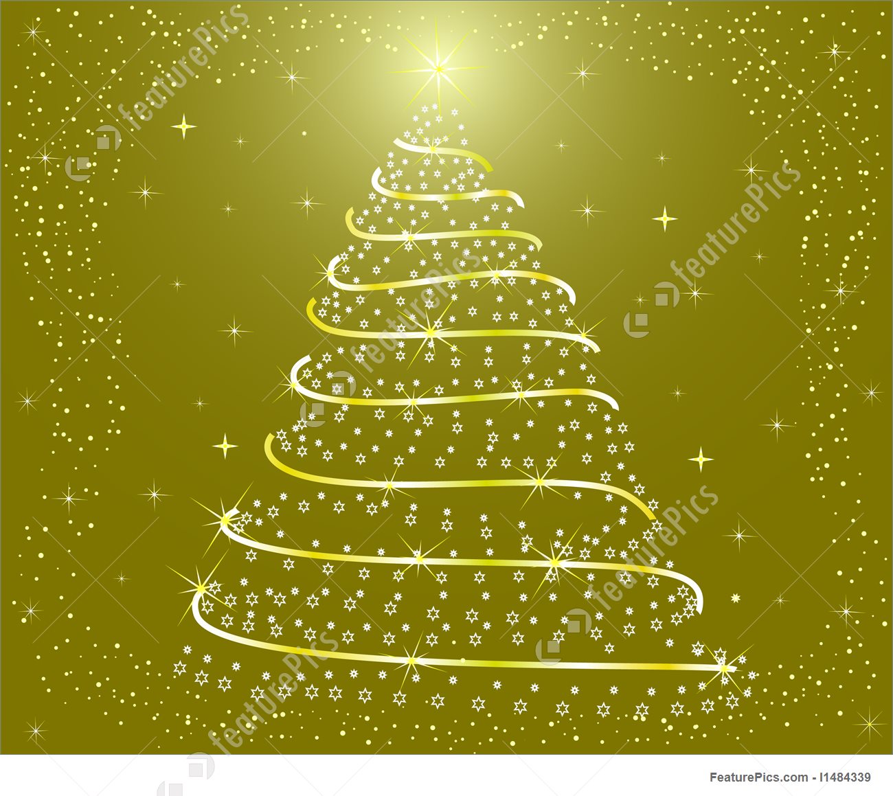 1300x1159 Illustration Of Abstract Christmas Tree